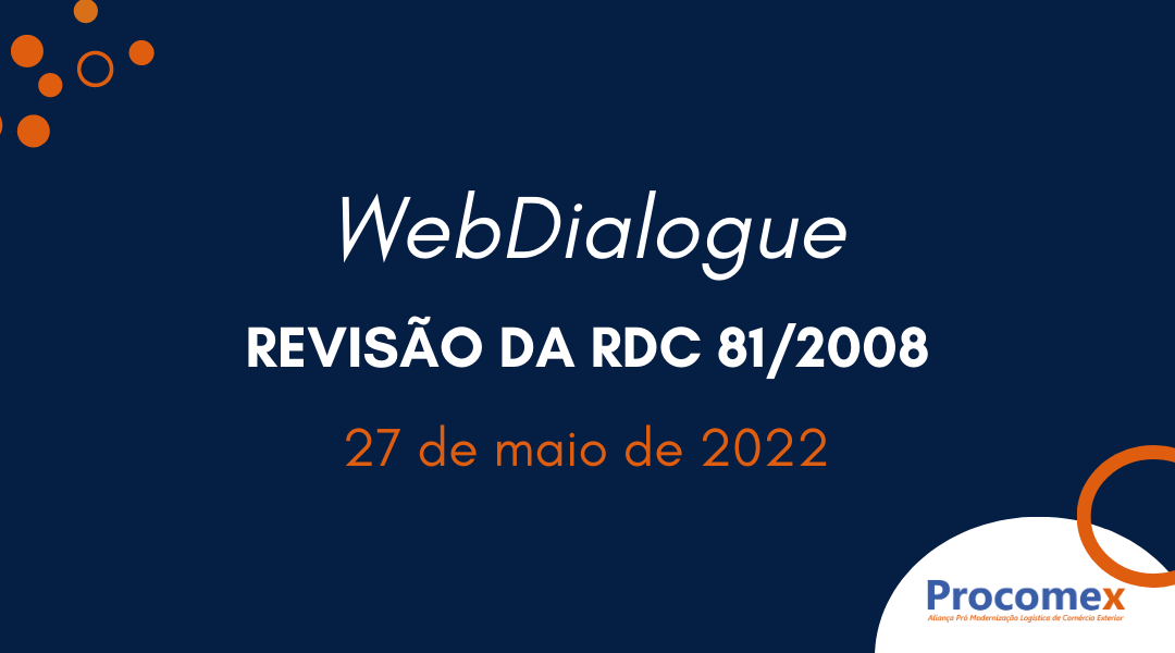 WebDialogue Revisão da RDC 81/2008