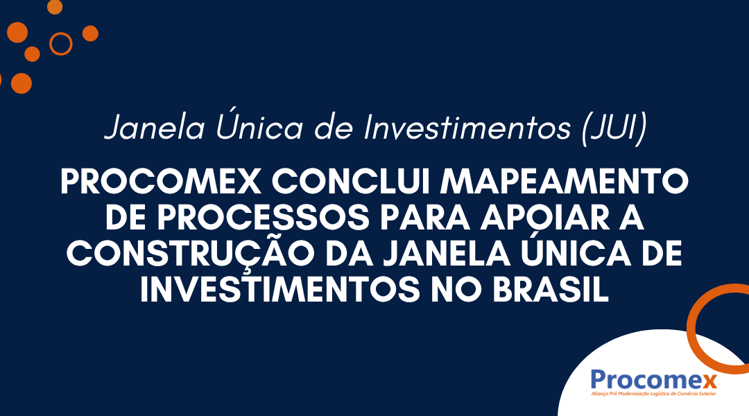 Procomex conclui mapeamento de processos para apoiar a construção da Janela Única de Investimentos no Brasil